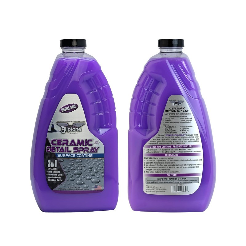 Gliptone Ceramic Detail Spray, Intensifies Gloss, Long Lasting Surface Coating