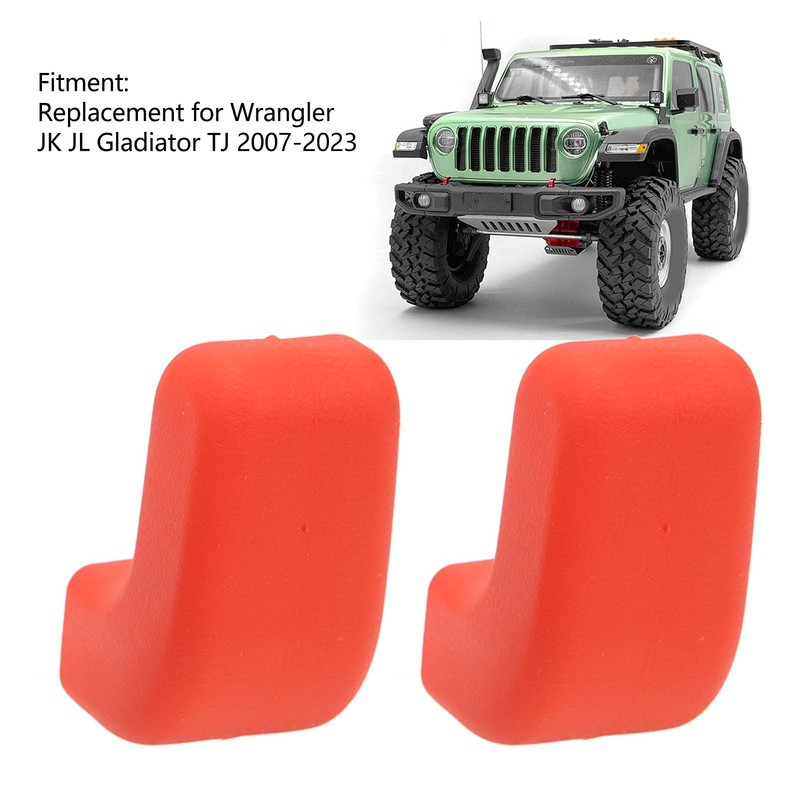 Akozon 1 Pair Bumper Tow Hook Cover Cushion Replacement Tow