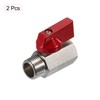 PATIKIL 3/8 NPT Brass Ball Valve, Ball Valve, Mini Ball