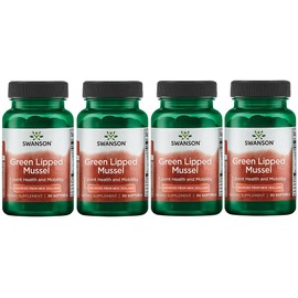 Swanson New Zealand Green Lipped Mussel Oil 30 Sgels (4 Pack)
