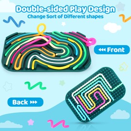 Fidget Sensory Toys for 3 4 5 6 Year Old Kids，Montessori Educational Learning Toys for 3 4 5 6 Year Old for Boys Girls Toddler Autism Toys for Toddlers 3 4 5 6 Gifts for 3-9 Year Old Girl Boy Age 3-9