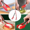 Red Stainless Steel Pasta Tong, Large 13" Stainless Steel Spaghetti