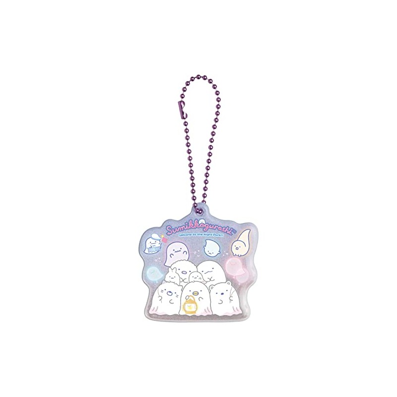 San-X Sumikko Gurashi Reflector Key Chain "Ghost Night Park" AB09506