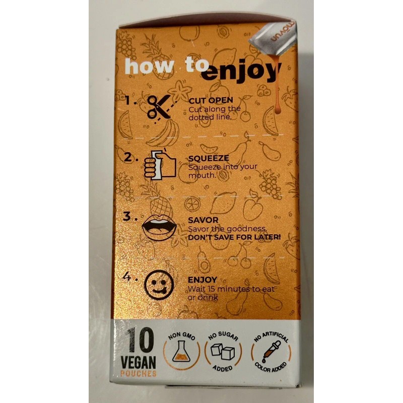 Nuvomed Gold Pure Plant Superfood Squeezies Vision Eye Health 10