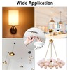 TOP-VIGOR 1Set Light Fixture Ceiling Bracket, 125mm Ceiling Light Plate