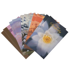 JAM Paper Assorted Sympathy Greeting Cards & Matching Envelopes Set - 4 x 6 - Deepest Sympathy - 10 Cards/Pack