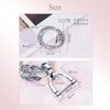 MKMC Key Ring, Women's, Sparkly Design, Ring, Car, Home, Bicycle,