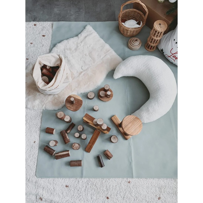 QToys USA Tree Blocks 106 pcs