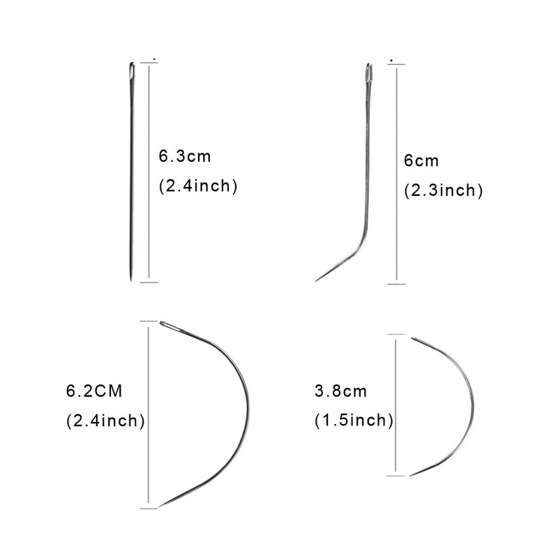20 Pieces 32mm Hairpieces Snap Clips U Shape Hair Extensions