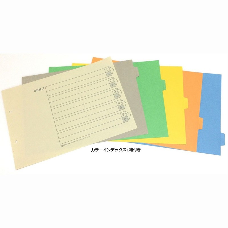 キングジム キングファイル A4 ヨコ 600枚収納 両開き 2486A 青