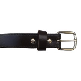 Streeze 24mm Ledergürtel für Jungen. Brauner Kinderledergürtel Schulgürtel (36cm - 42cm Taille, Braun)