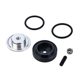 Tailgate Glass Plug Cover, Decorative Screw Rear Window Wiper Cover for Car, 40 mm Hole Plug, Wiper Plug Cap Plug, Grommet Caps, Rear Window Wiper, Suitable for CRX (Silver)