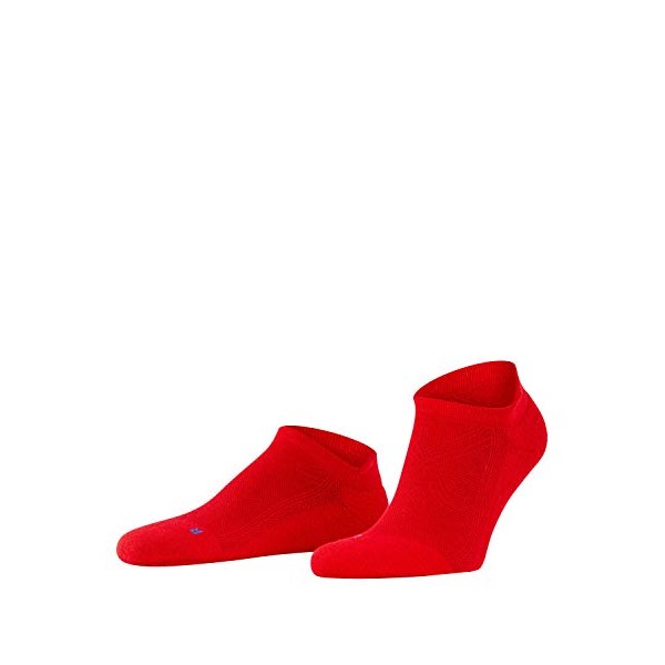 FALKE Unisex-Adult Cool Kick Sneaker Socks, Low Cut Ankle Sock, Casual or Dress, Moisture Wicking, Red (Fire 8150), US 10.5-11.5 (EU 44-45 Ι UK 9.5-10.5), 1 Pair
