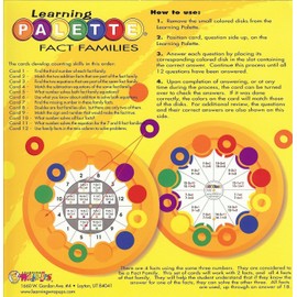 1st Grade Math Fact Families Learning Palette
