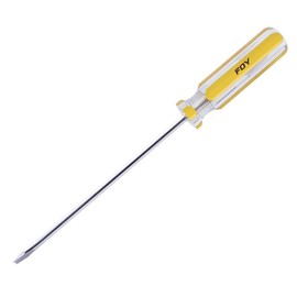 Foy DEP36 Destornillador con mango de PVC, punta plana 3/16" x 6"