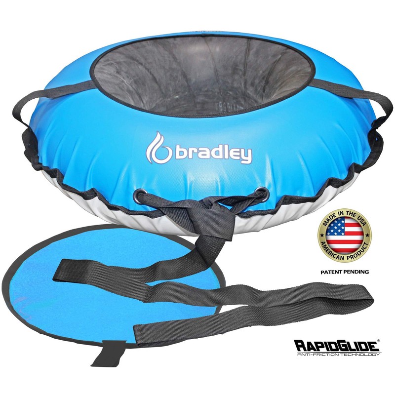 Bradley Snow Tubes: 42-Inch Heavy Duty Inflatable Sledding Tubes with
