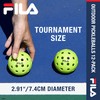 FILA Accessories Outdoor Pickleball Balls - Pickleball Set, Regulation Size