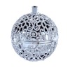 Silver Chirping Bird Ornament Battery-Operated with Sensor