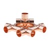 Be In Your Mind 5Pcs 15mm 4-Way Cross Union Pipe