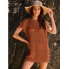ANRABESS Women Swimsuit Crochet Swim Cover Up Summer Bathing Suit