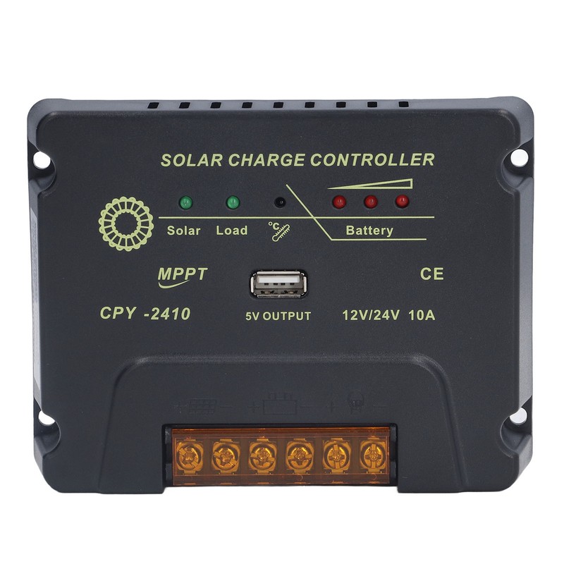 Solar Charge Controller 12V 24V Automatic Adaptation 10A MPPT Solar