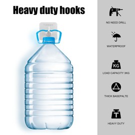 KREBS Waterproof Stainless Steel Hook for Kitchen Bathroom,Towel Hooks for Bathroom,Square Heavy Duty Holder Robe Hooks Wall Mount-Bedroom 4 Pack