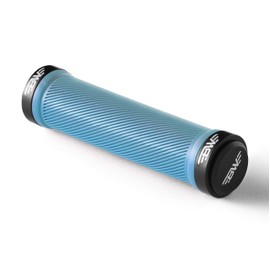 BW Chainline Grips – Dual Lock-On MTB Bike Handlebar Grips - Blue