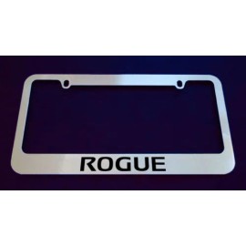 Automotive warehouse ROGUE Chrome PLASTIC License Plate Frame
