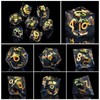 ORUZA 7 Piece Dragon Eye Polyhedral DND Dice, Resin D&D