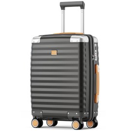 Joyway Carry On Luggage, 20 IN Suitcase Hardside Checked with TSA Lock (Gray, 20'')