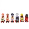 Mini Wooden Magnetic Train Set Cartoon Vehicle Blocks Children Educational