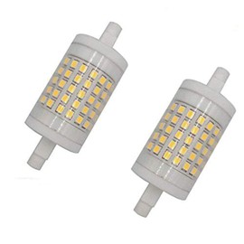 Edearkar 78mm R7S LED Bulbs (2 Pack) 10W AC85-265V 6000K Daylight White J Type R7s Floodlight T3 Double Ended J Type 100W Halogen Bulb Replacement for Work, Security, Landscape Lighting