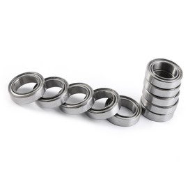 RC Ball Bearings 10 x 15 x 4 mm Metal Shielded Sealed Deep Groove 6700ZZ for Car Monster Truck Spherical Plain Bearings Pack of 10