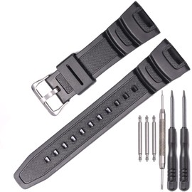 MCXGL Resin Watch Strap Compatible with Casio SGW-100 Waterproof Sports Watch Strap Bracelet, Created Quartz