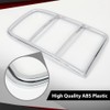 CROSSDESIGN Taillight Tail Light Bezel Covers Chrome Compatible with Ford