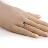 Gem Stone King 1.46 Ct Round Black Onyx E-F Lab