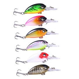 SUPVOX 1set Lifelike Fishing Lures Colorful Hard Baits for Easy Catching Tear-Resistant Design for Fishing Enthusiasts for Various Fish Types