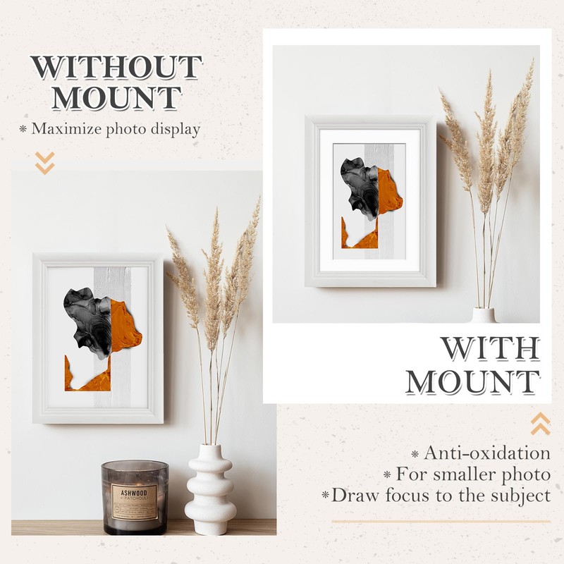 Woltu Picture Frame Artos Style Wood Frame, Photo Gallery Glass