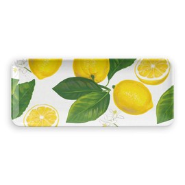 TarHong Lemon Fresh Appetizer Tray, 17.8" x 7.5", Melamine