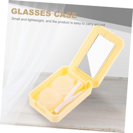 IWOWHERO Travel Case 2 Sets Abs Storage Case Compact Durable Ideal for Cosmetics Contacts