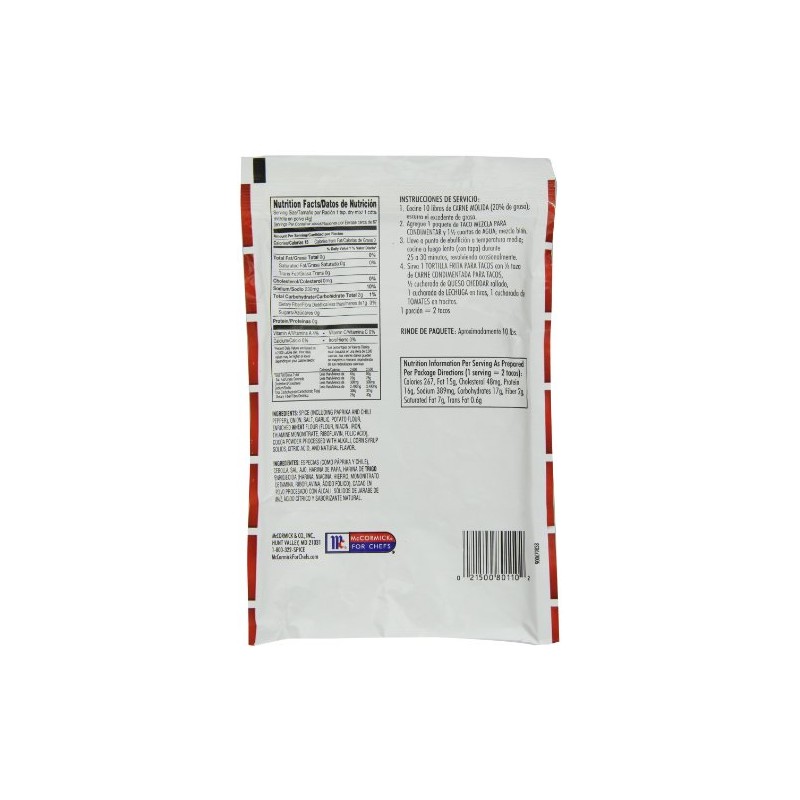 Lawrys Taco Seasoning Mix, 9 -Ounce Packages (Pack of 6)