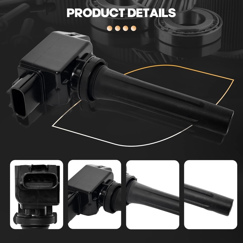 HMJXF Ignition Coil UF656 PE2018100A (Set of 1) Compatible with