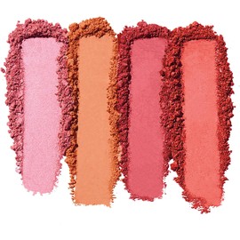 e.l.f. Cosmetics Powder Blush Palette, Four Blush Shades for Beautiful, Long-Lasting Pigment, Light Alta Pigmentación y Acabado Natural, Vegano y Libre de Crueldad Animal
