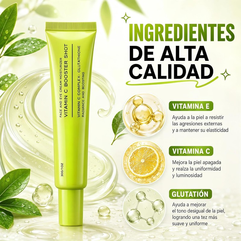 2PCS Vitamin C Booster Shot Serum, Sérum Facial