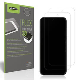 dipos FLEX 2x Matte Screen Protectors for Lava Shark, Anti-Reflective, 100% Display Cover, Fingerprint Compatible, Case-Friendly, Full Cover Screen Protector Film
