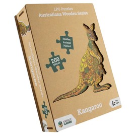 Let's Play Games Australiana Series 01 Kangaroo LPG Wooden Puzzle