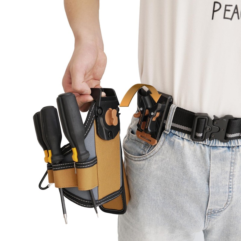 MELOTOUGH Tape Measure Pouch/Utility Knife Pouch + Notebook & Pencil