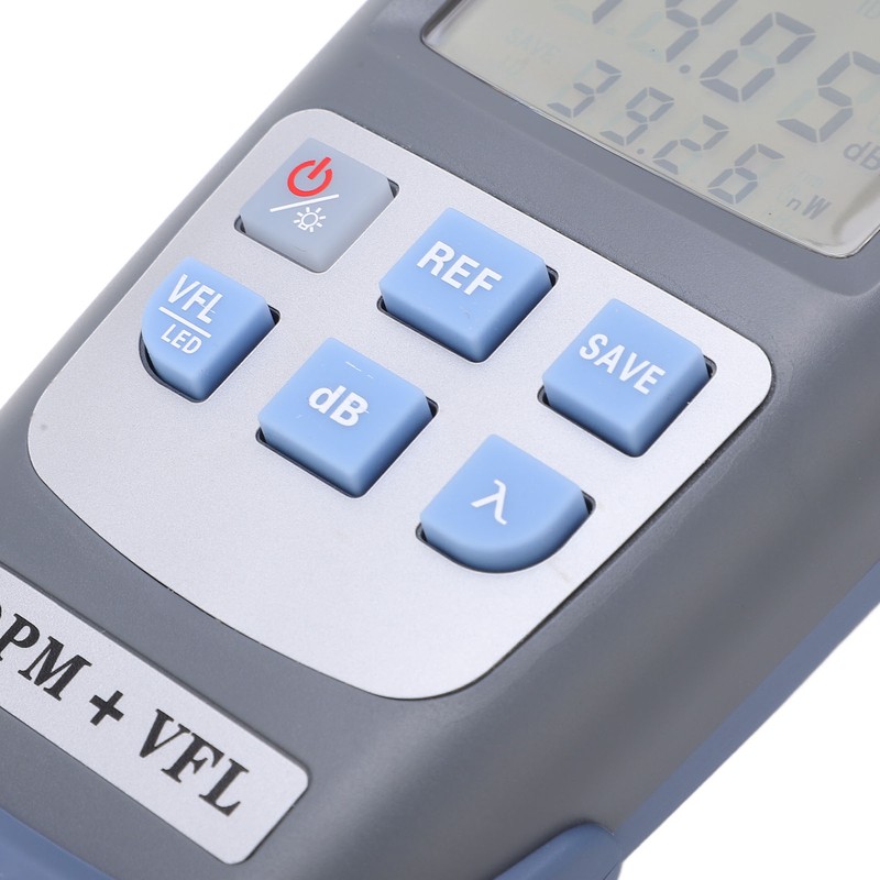 Fiber Optic Power Meter 1MW 7 Wavelength Accurate Optical Power