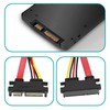 Create idea 2PCS 7+15 22 Pin SATA Male to Female