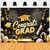 BlissYard Graduation Banner Graduation Backdrop 2025 Graduation Party Decorations Congratulations